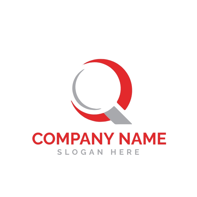Q logo design| Company logo template